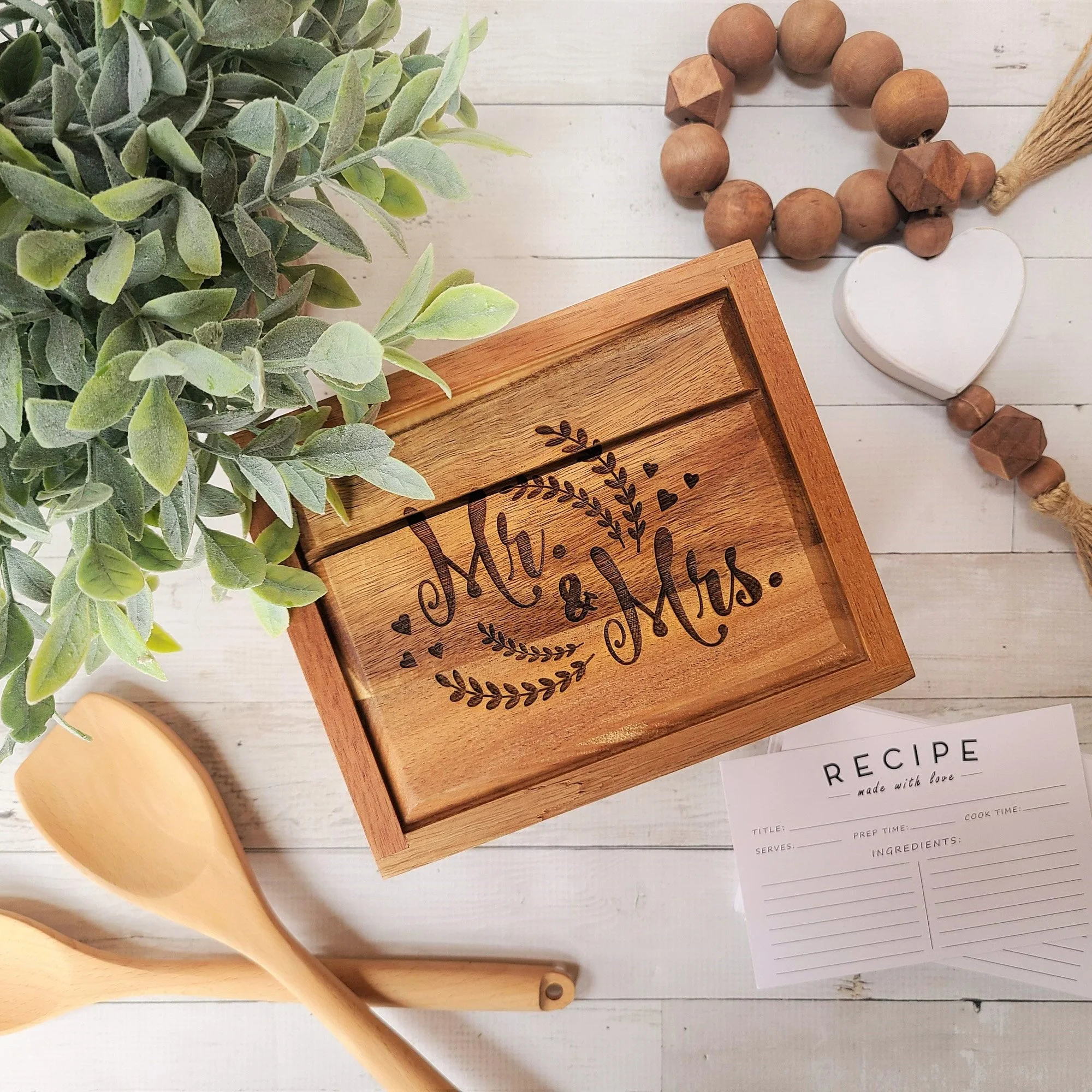 Secret Ingredient Recipe Box — Inscribed Moments