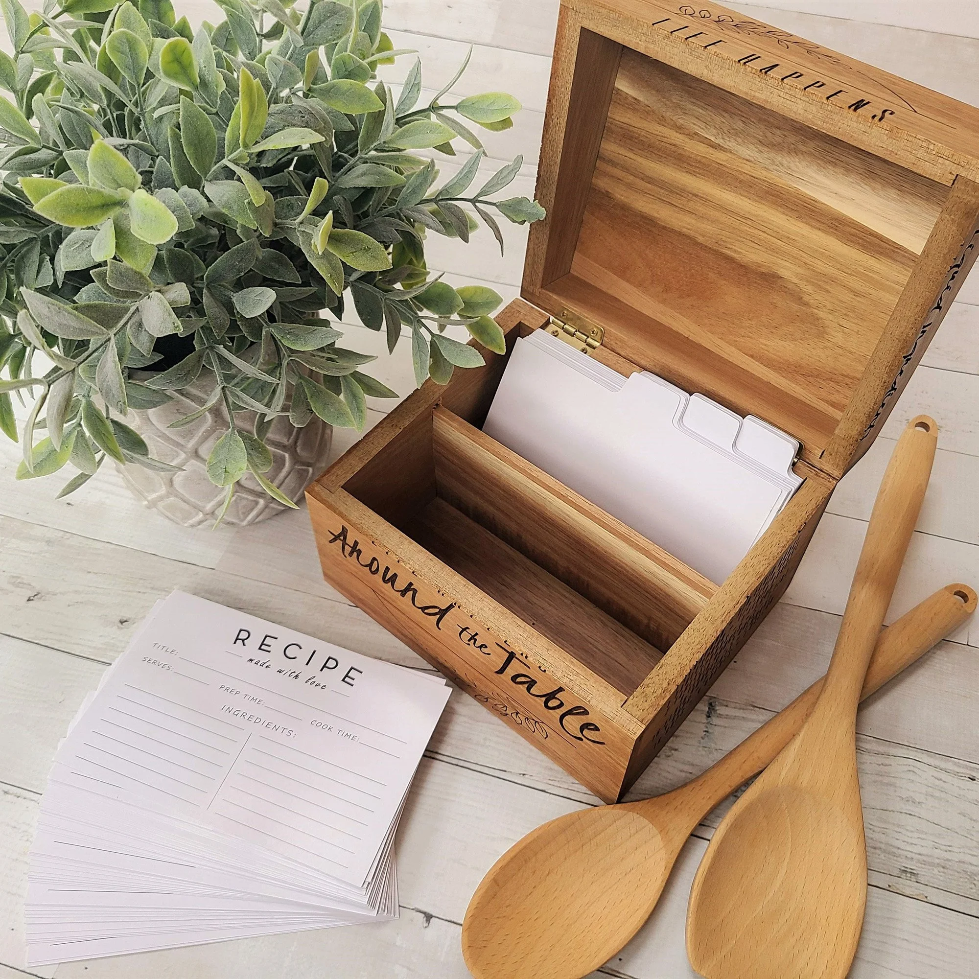 Secret Ingredient Recipe Box — Inscribed Moments