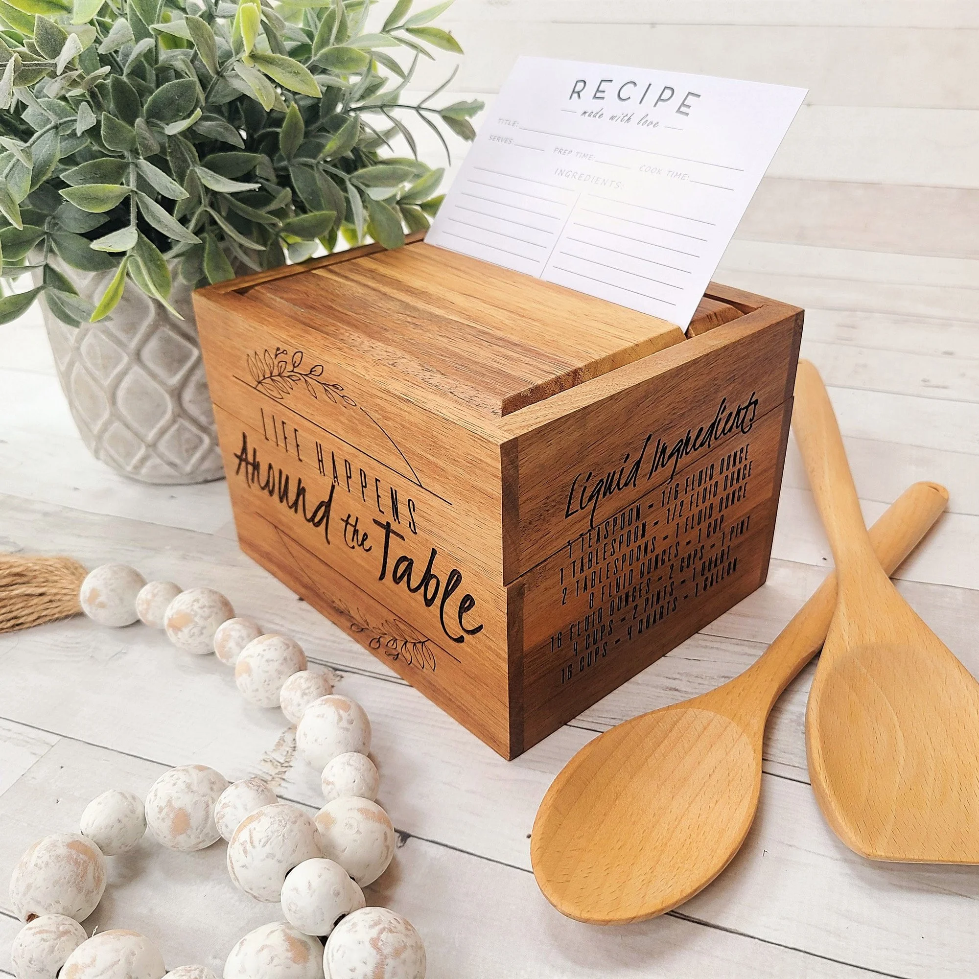 Secret Ingredient Recipe Box — Inscribed Moments