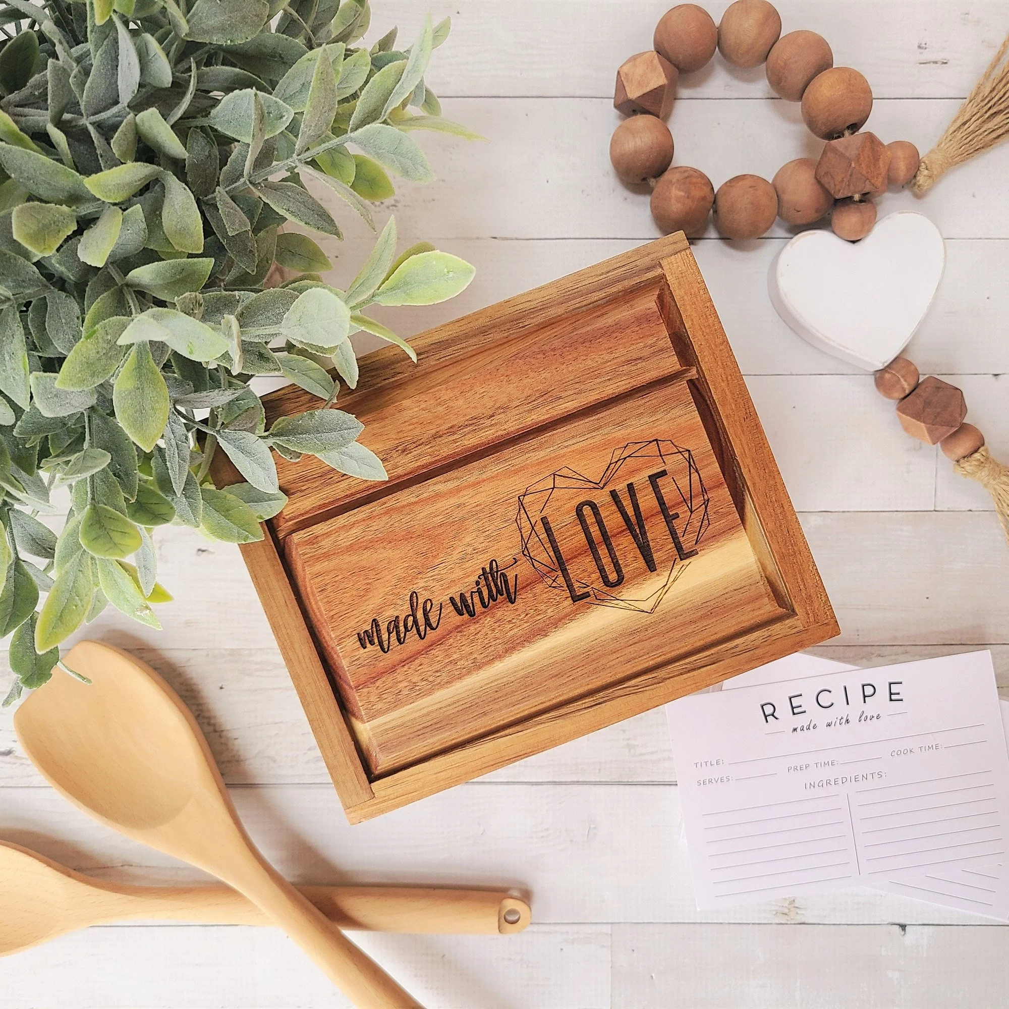 Secret Ingredient Recipe Box — Inscribed Moments