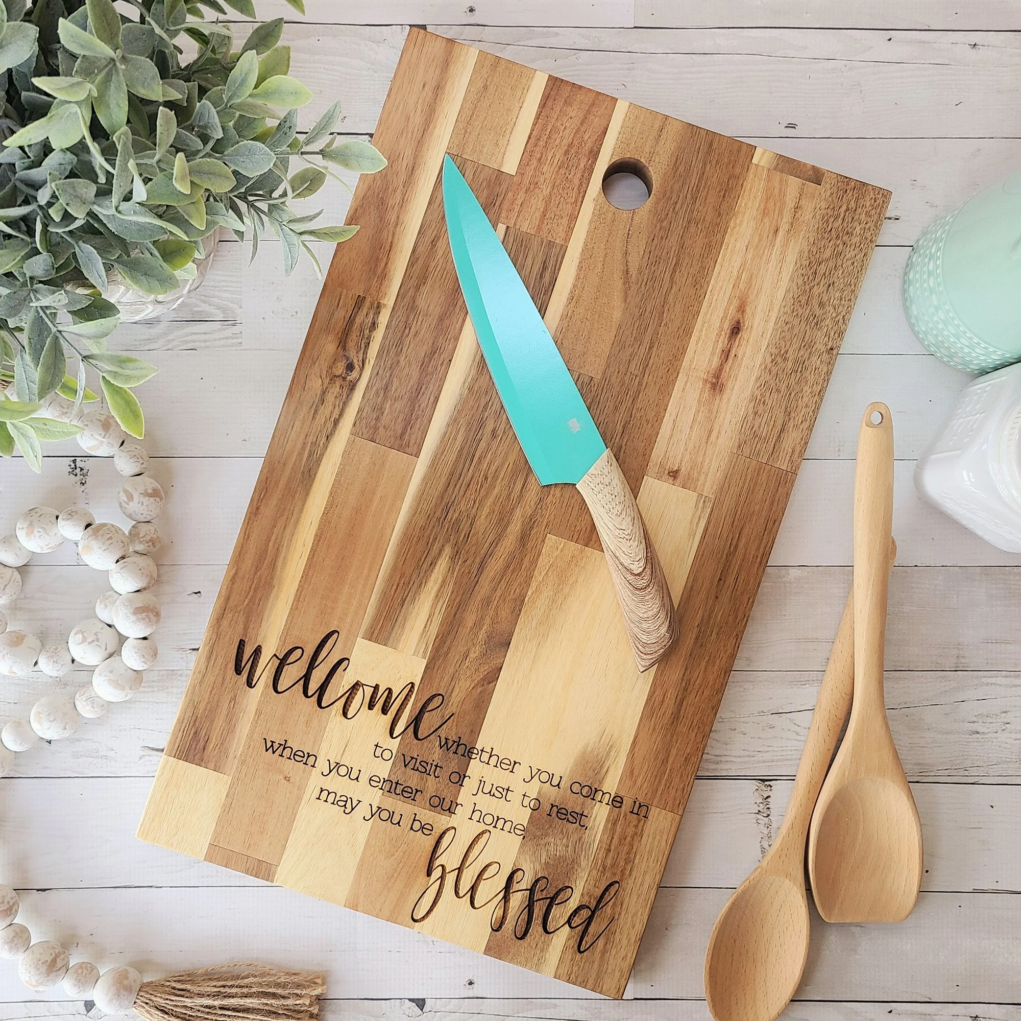 May You Be Blessed Cutting Board by Inscribed Moments