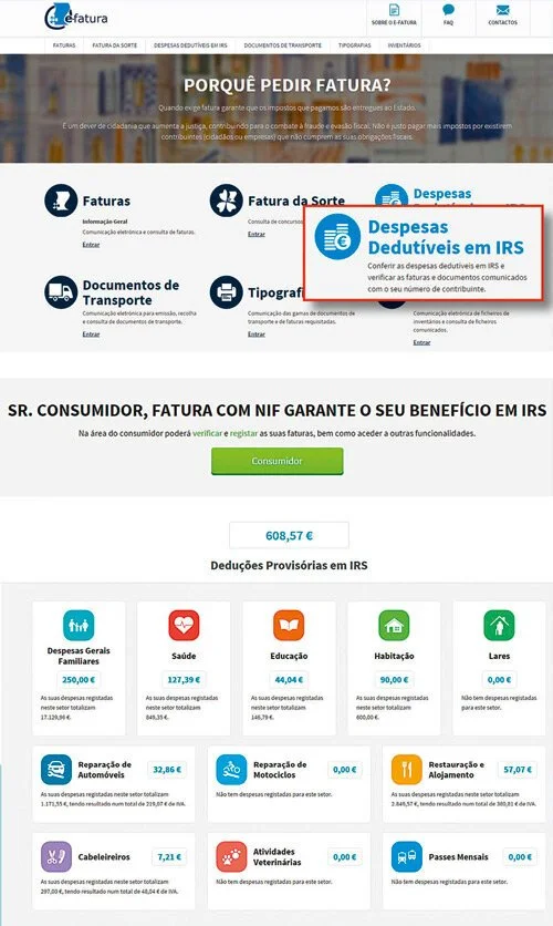 Como validar faturas no e-Fatura — MTC