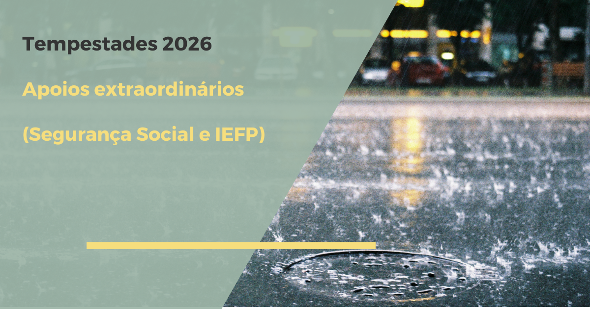 Intempéries: apoios extraordinários disponíveis (Segurança Social e IEFP)