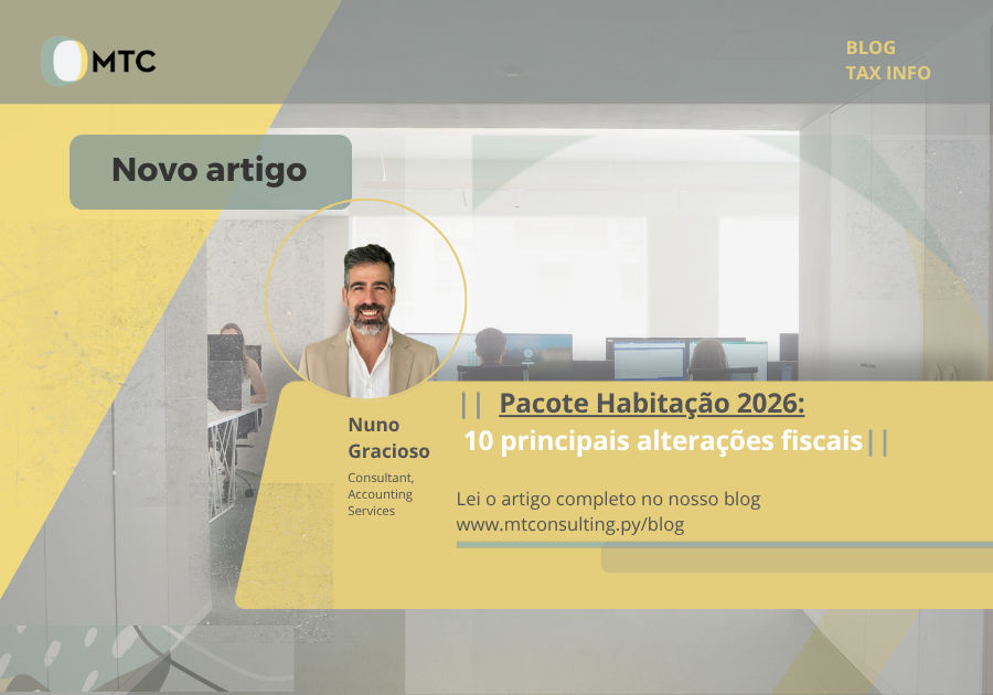 Pacote Habitação 2026: conheça as 10 principais alterações fiscais e contabilísticas