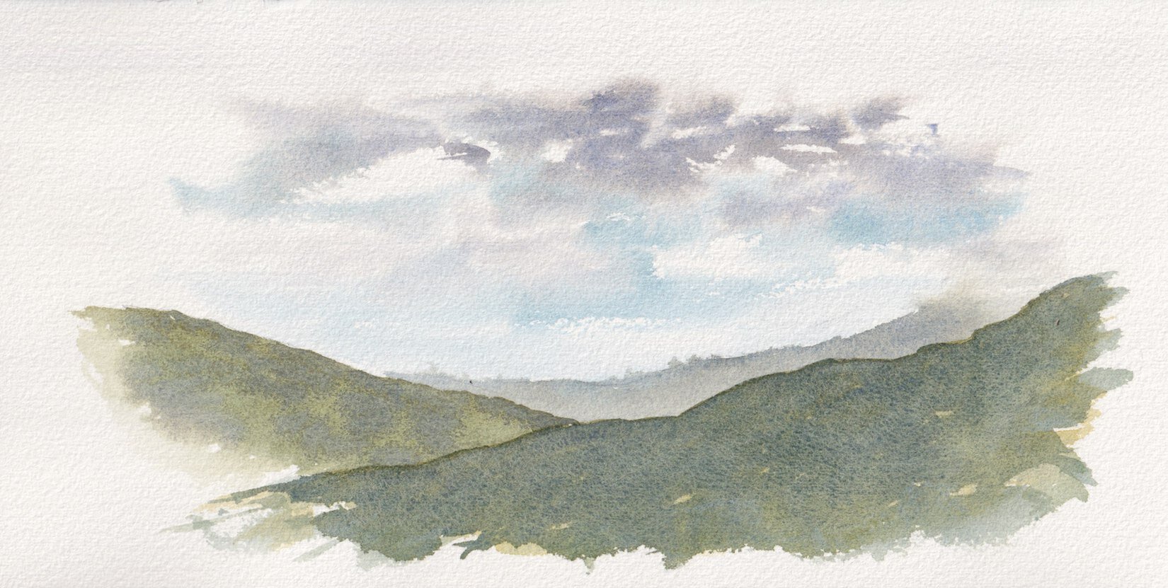 Summer Clouds Over Crawford Notch