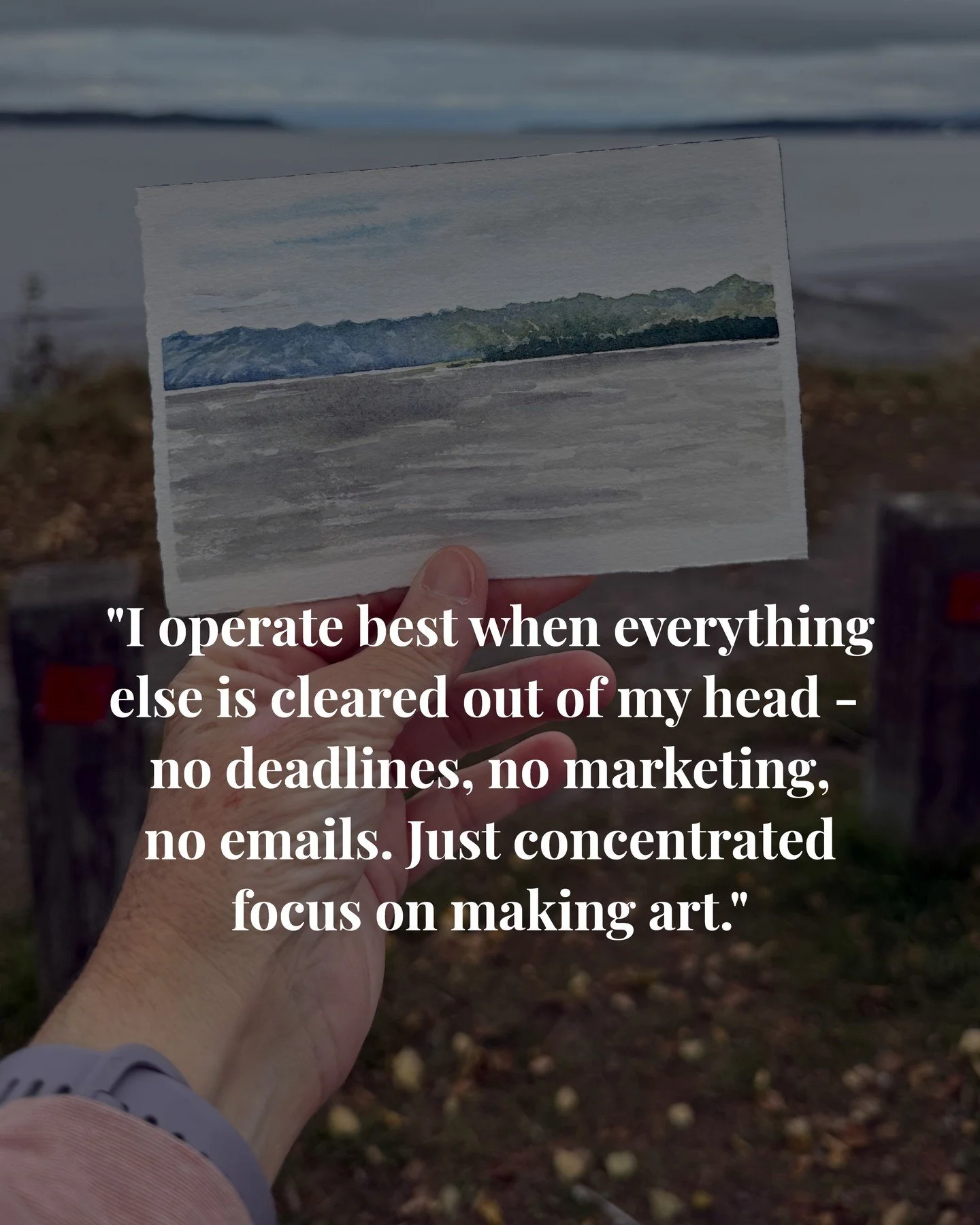 Years of experimentation taught me this about my creative process: I need uninterrupted blocks of time to do my best work.

So I'm restructuring everything. No more trying to balance everything simultaneously.

This isn't about doing less - it's abou