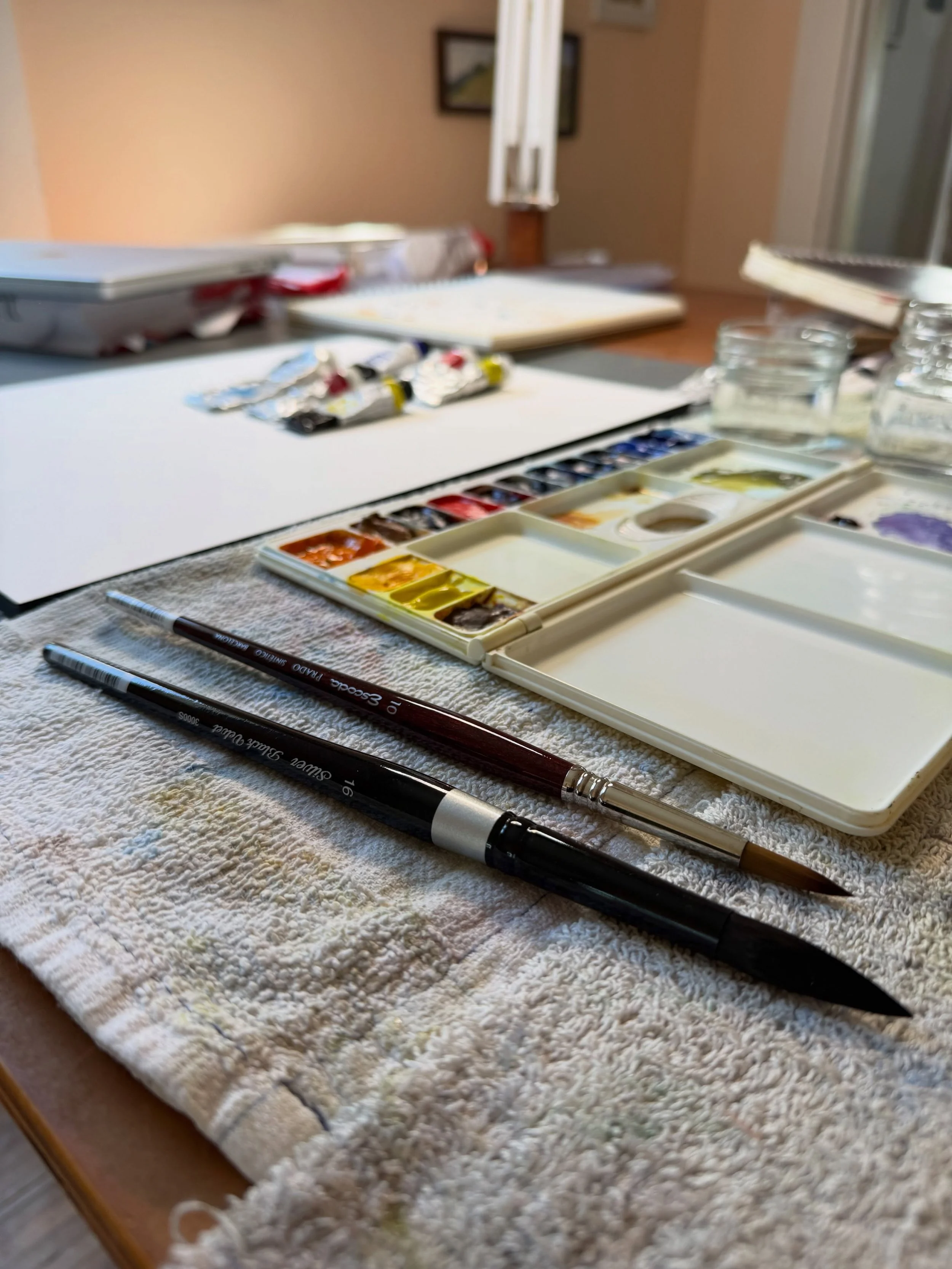 Ready for today's FREE demo workshop! 

Can't make it? Not to worry. There's another one coming up August 22.

Check it out 👉 https://demoseries2025.carrd.co/
or 🔗 in profile

#watercolortips
#watercolorlesson
#artmentor 
#nhartist 
#paintinglesson