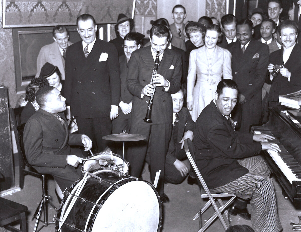 Van Alexander, Chick Webb, Duke Ellington, Artie Shaw, Stanleyt & Helen Dance.jpg