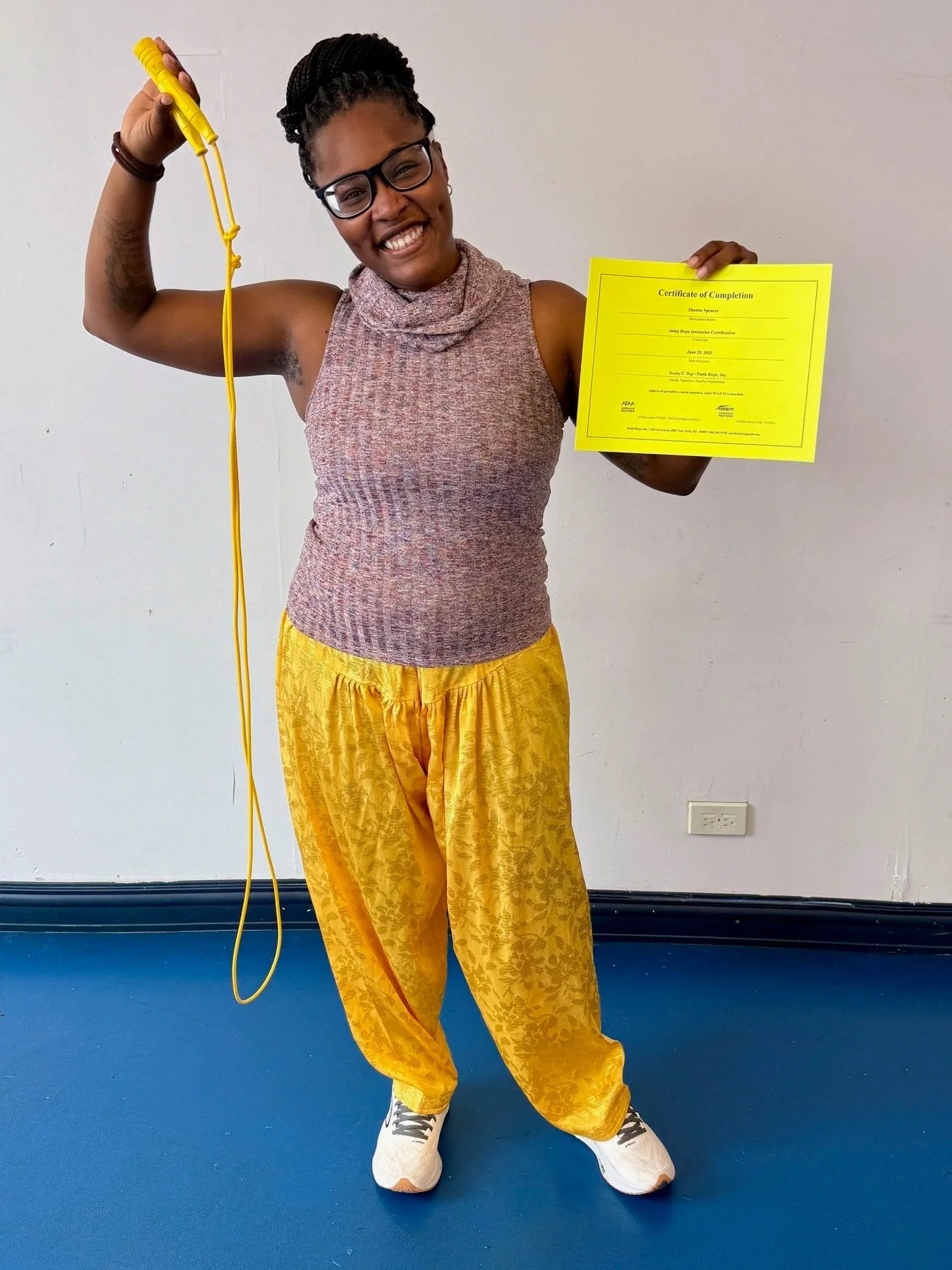 Punk Rope jump rope instructor certification