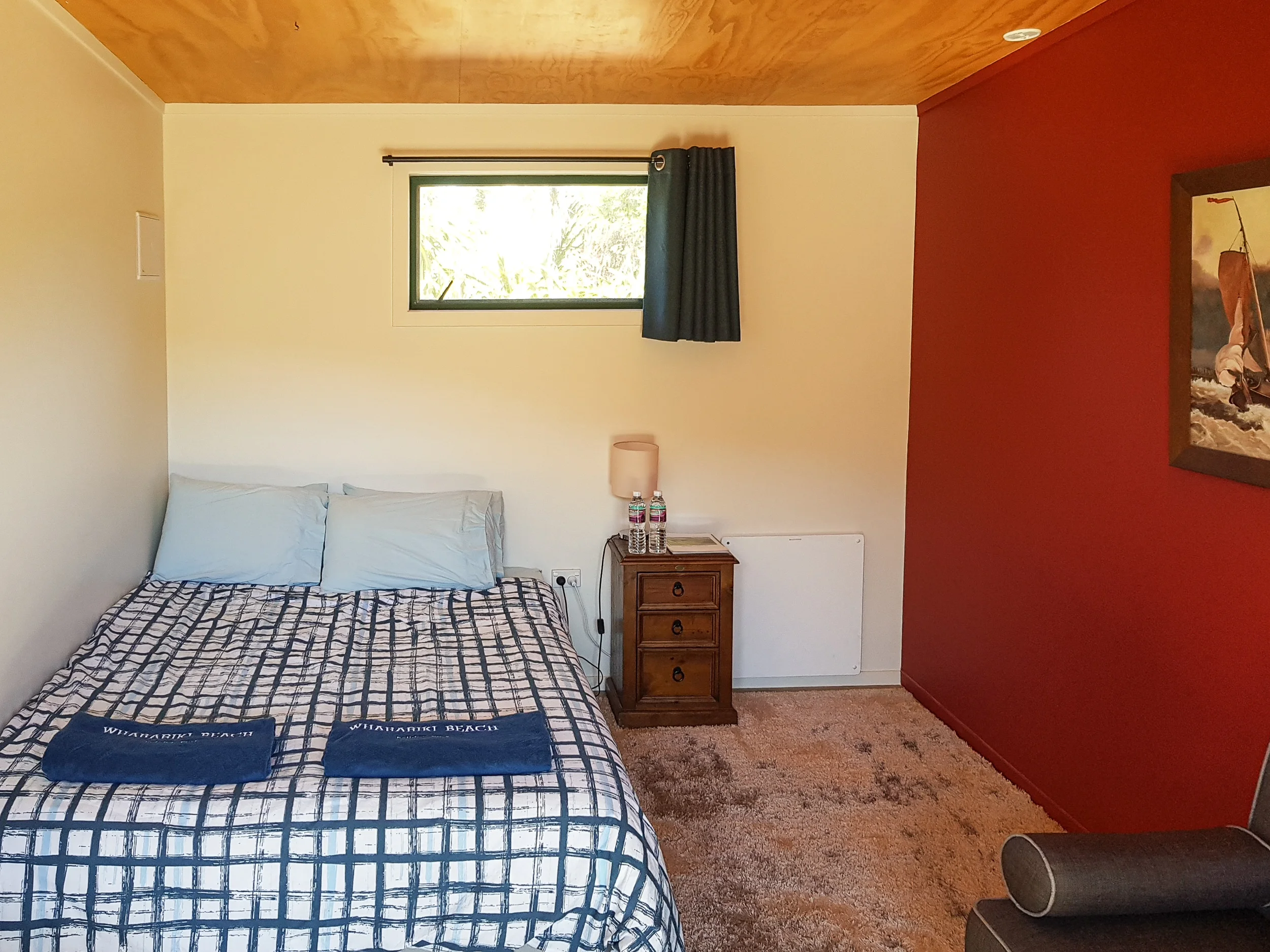 Tourist accommodation in a natural parkland setting in Golden Bay, NZ.