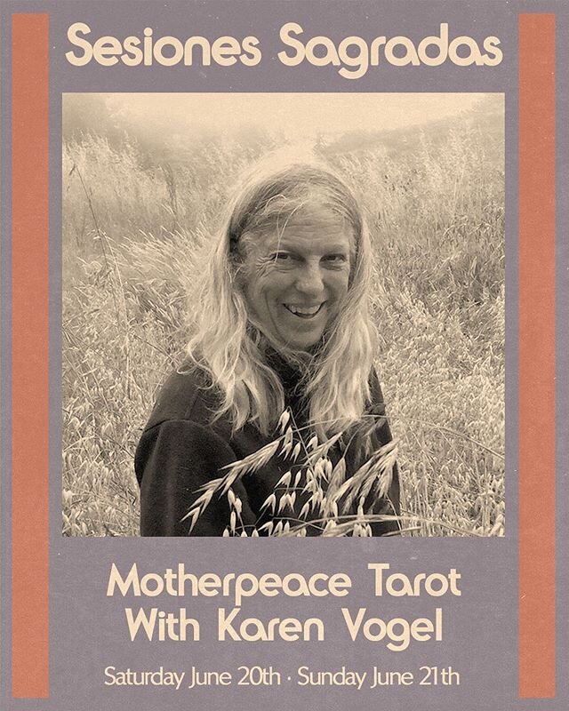 We&rsquo;ve been fans of the Motherpeace Tarot for many years and are thrilled to share the following offering with Karen Vogel @motherpeacekaren this Saturday + Sunday as part of Sesiones Sagradas:

MOTHERPEACE TAROT

Karen's gift as a reader is to 