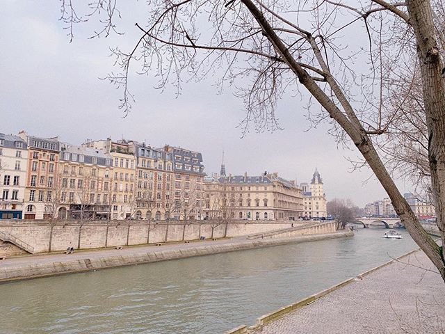 C'est dans son baiser x. As romantic strolls go, the walk from the Louvre to Notre Dame is one of the best in the world (even on a chilly day.) Hold hands, kiss at every bridge, and watch time unfold slowly alongside the Seine. ⠀⠀⠀⠀⠀⠀⠀⠀⠀
This picture