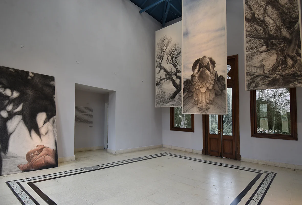Vista de instalación “No digas que no sé atrapar el viento” en Muntref: Centro de Arte y Naturaleza, Buenos Aires, Argentina.