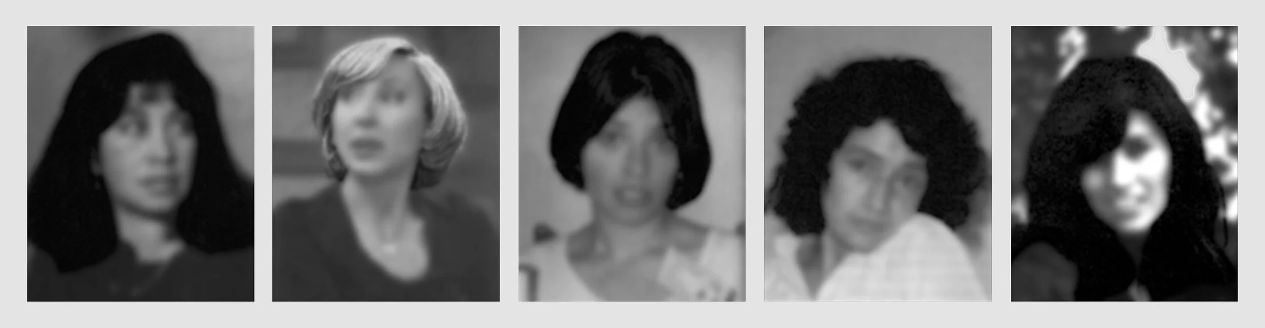 “Pelaje (las agentes)” de la exposición ¡Qué tal raza! en Galería Forum, 2002.