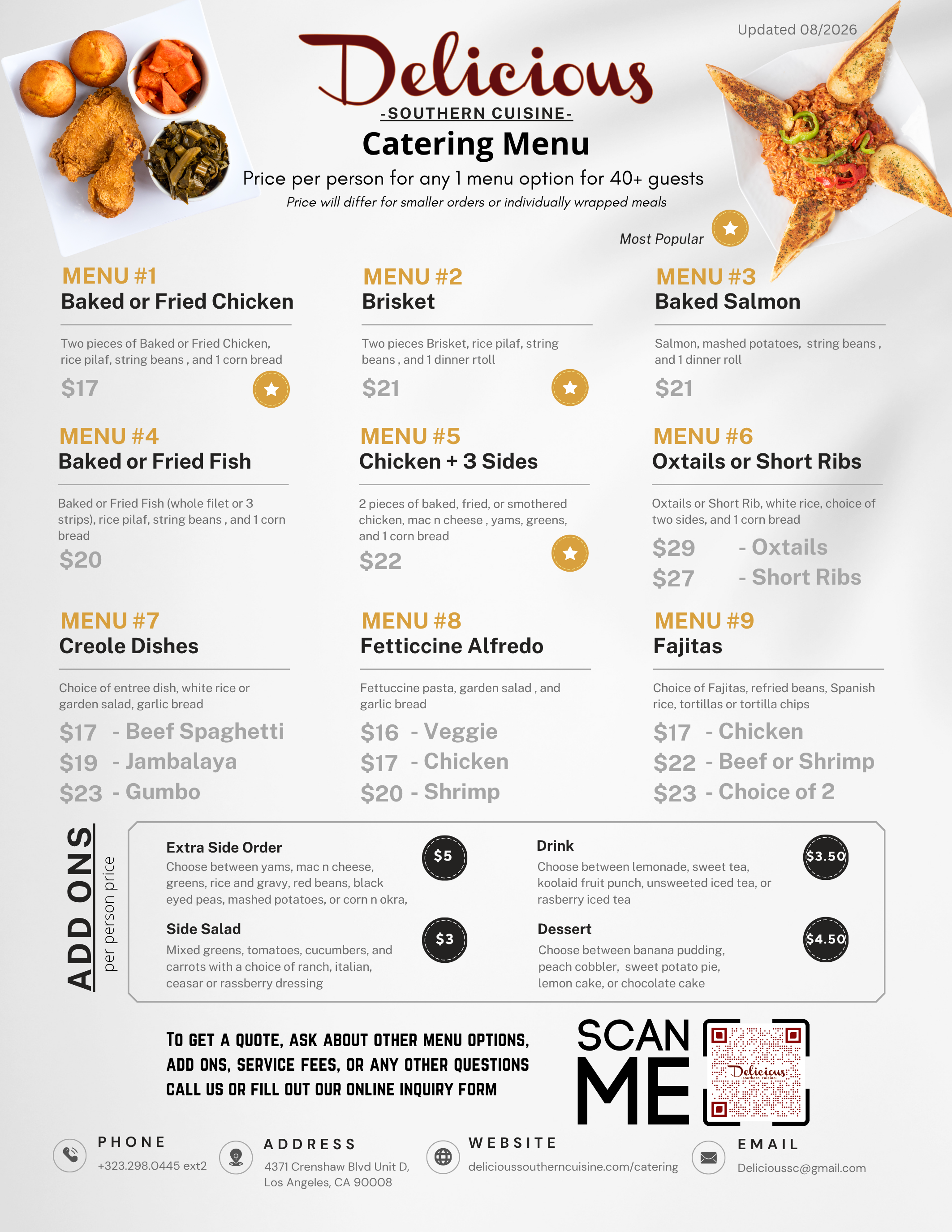 Delicious Southern Cuisine