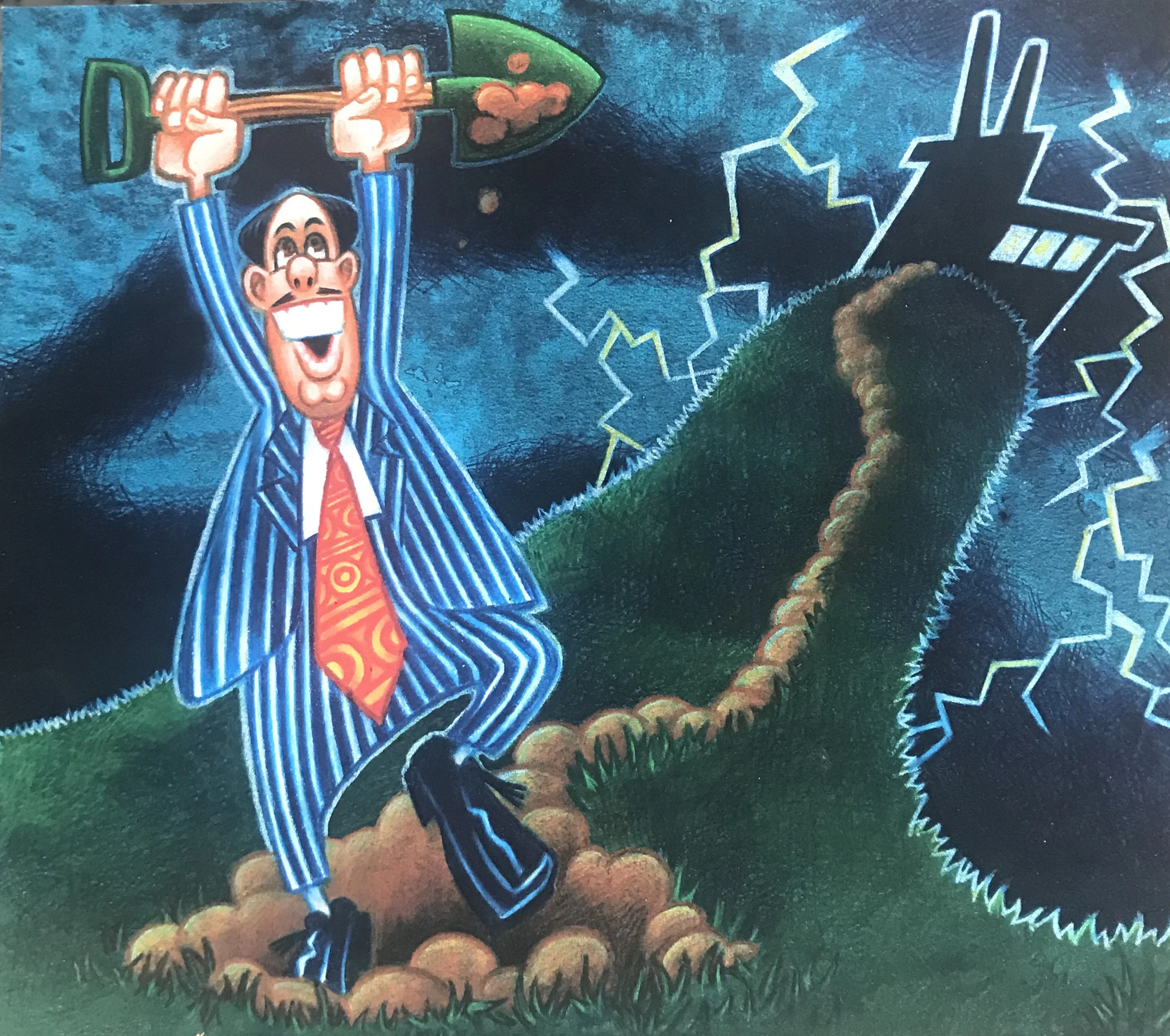 Freedom! (magazine spot illo)