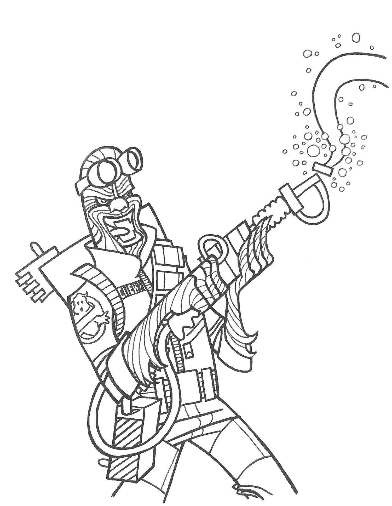 Mash Up: Chewie as a Ghostbuster
