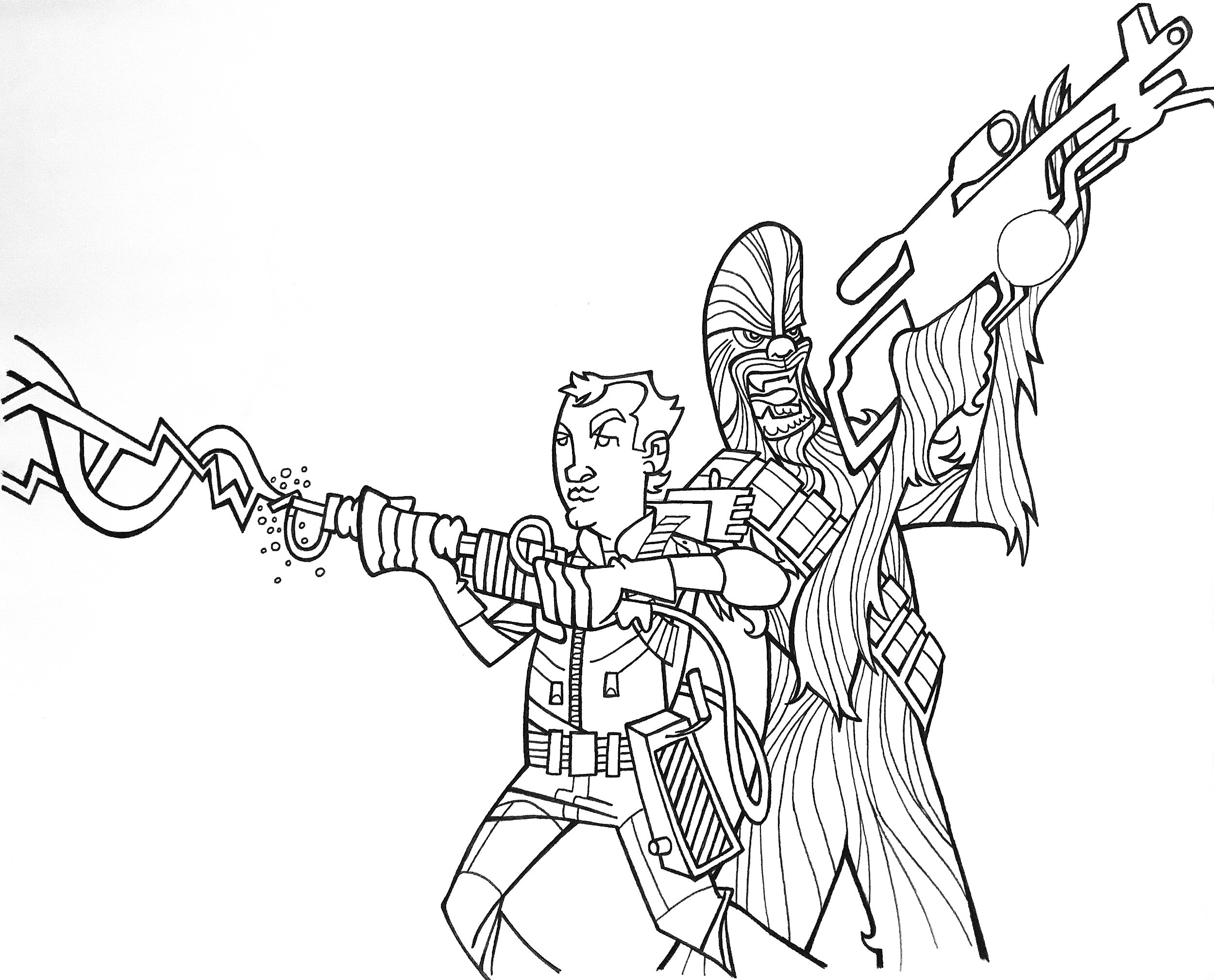 Team Up: Chewie and Venkman