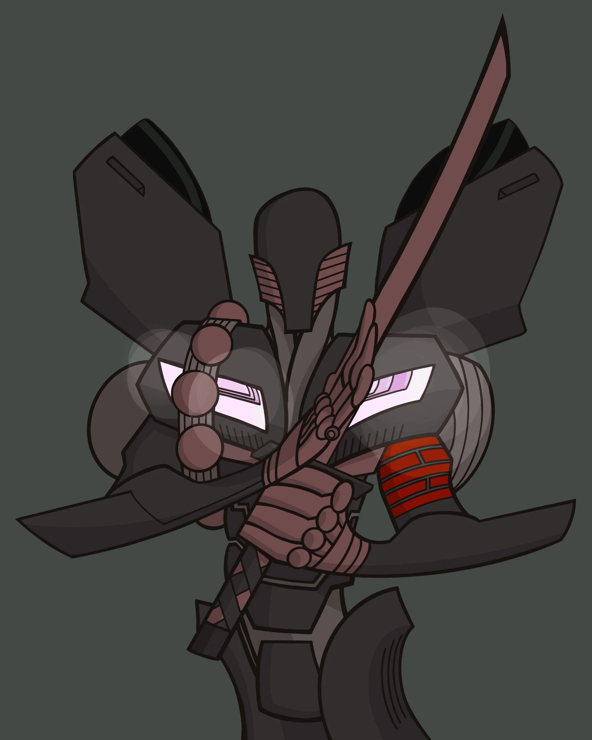 Mash Up: Snake Eyes (GI Joe) + Sideswipe (Transformers)