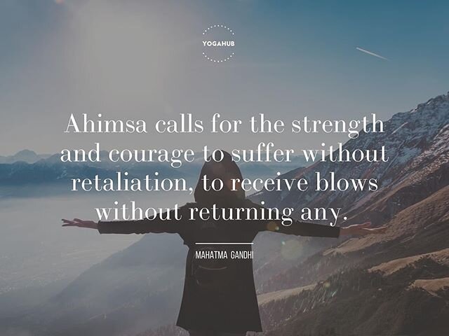In the spirit of the upcoming #yogaday 2020, let's practice ahimsa. 🙏🏼 If we&rsquo;re not mindful, we see our fellow humans (and even ourselves!) as a problem that must be dealt with instead of the perfectly imperfect beings that we are. Try this u