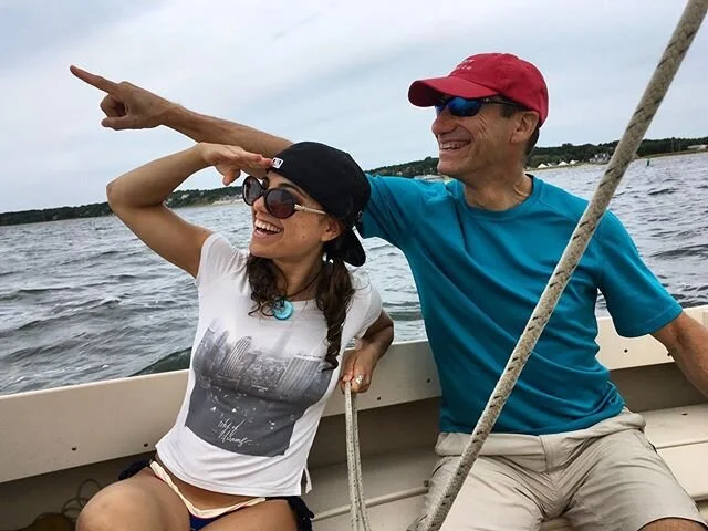 A great father is a man who gives his daughter every reason to believe that this world was made for her. My dad led by example, encouraged the warrior in me, and thanks to him, I’ve always felt free to be me. Thank you, Dad 💖🙏 #grateful #fath