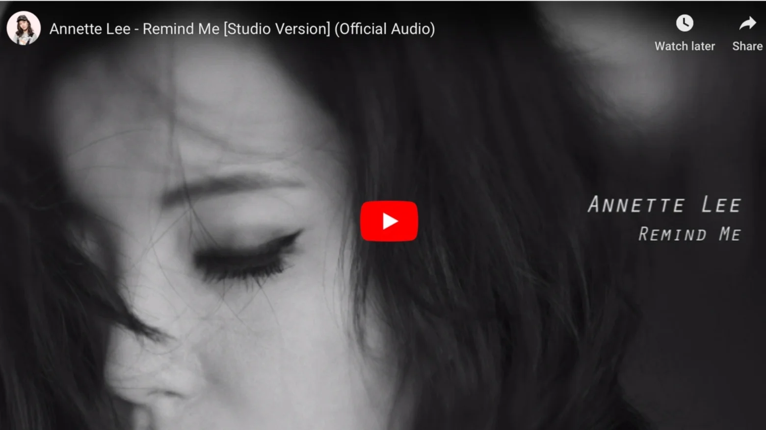 "Remind Me (Studio Version)" Is Out Now On YouTube! 