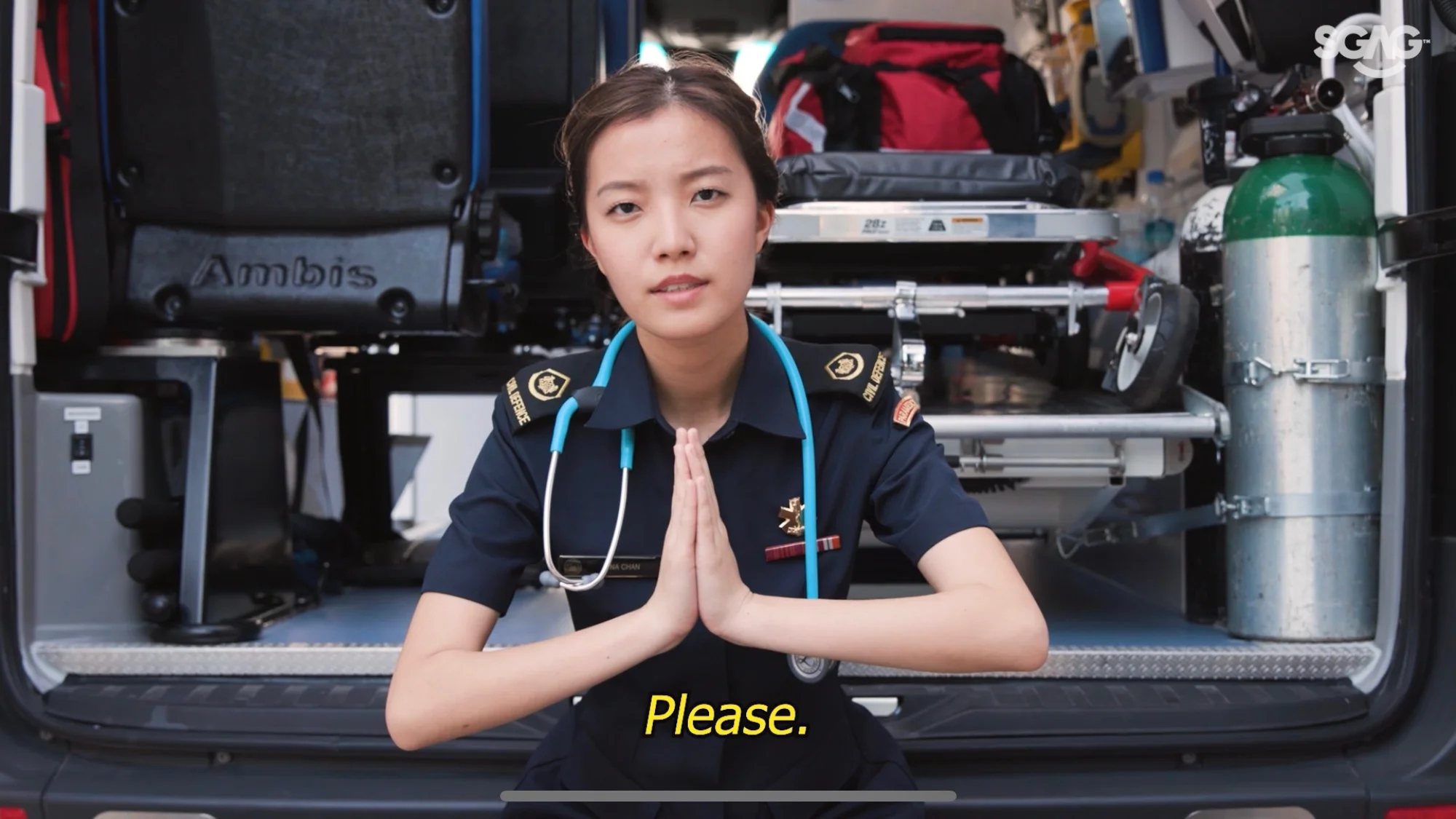 SCDF x Annette in public safety rap