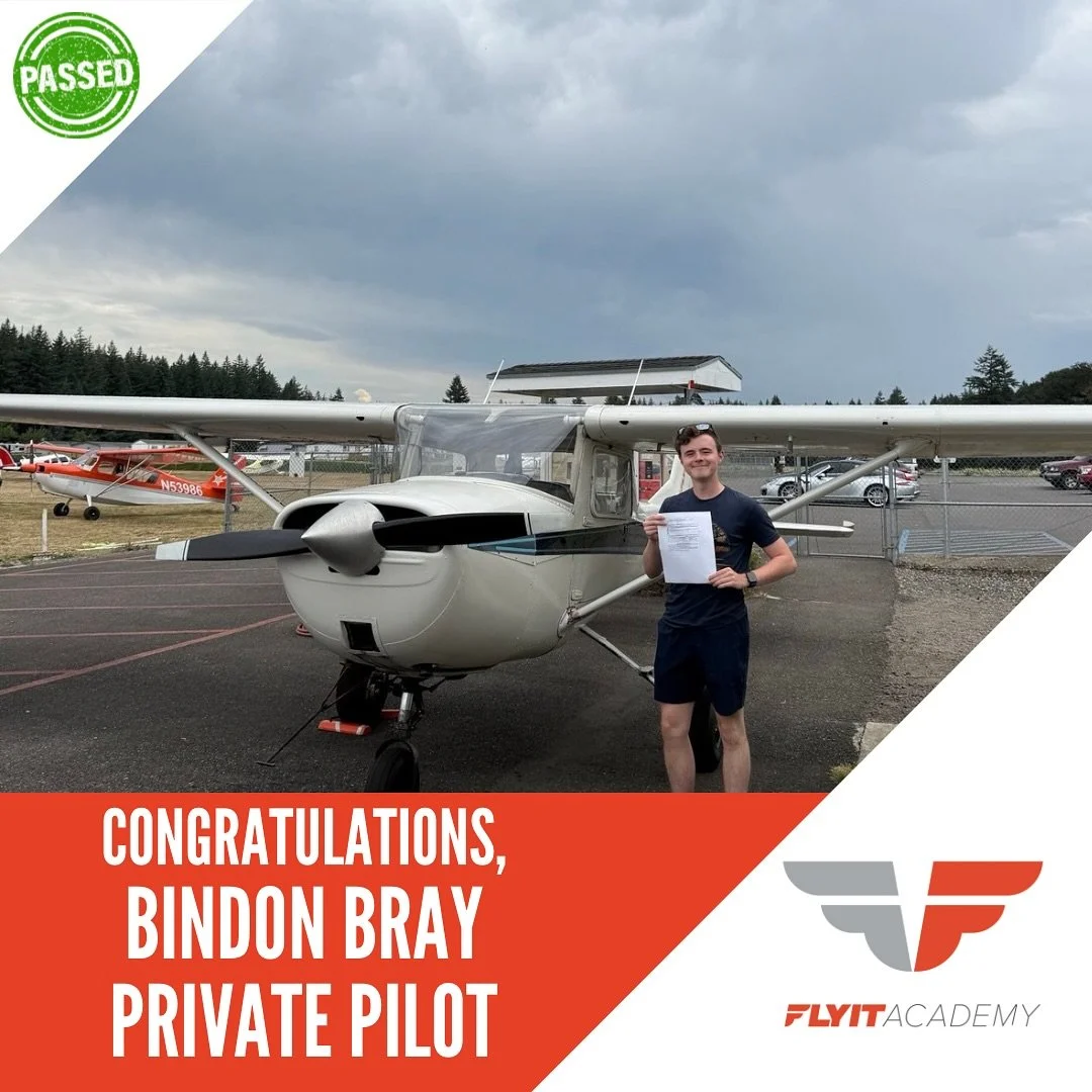 Huge congrats to Bindon Bray for earning his Private Pilot License! 
The sky&rsquo;s not the limit it&rsquo;s just the beginning!