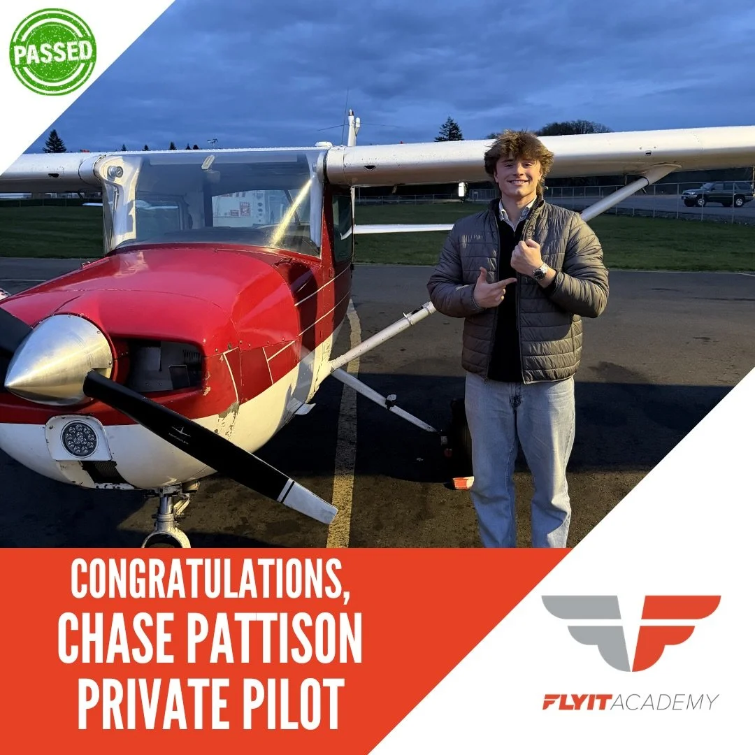 Big congratulations to Chase Pattison on passing his Private Pilot checkride! 

From keeping our operation moving as one of our dispatchers to now earning his wings in the cockpit. Chase has officially added &ldquo;Private Pilot&rdquo; to his title. 