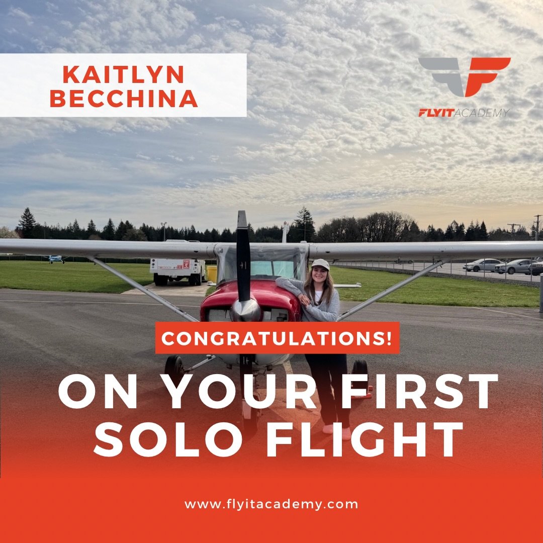 Congratulations to Kaitlyn Becchina on an unforgettable milestone, taking the aircraft up on her own for the very first time.
Calm, confident, and completely in control-this is where it all starts.