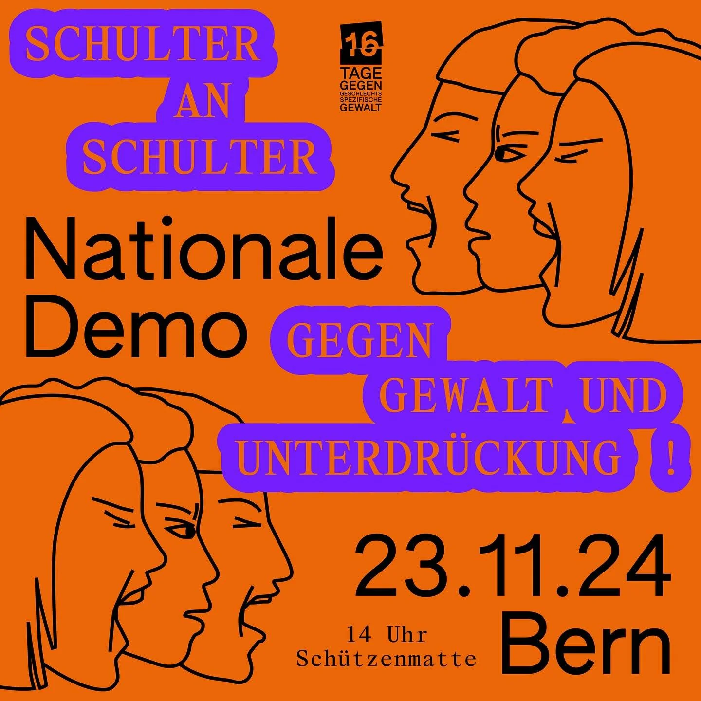 Demo "16 Tage gegen Gewalt an Frauen"