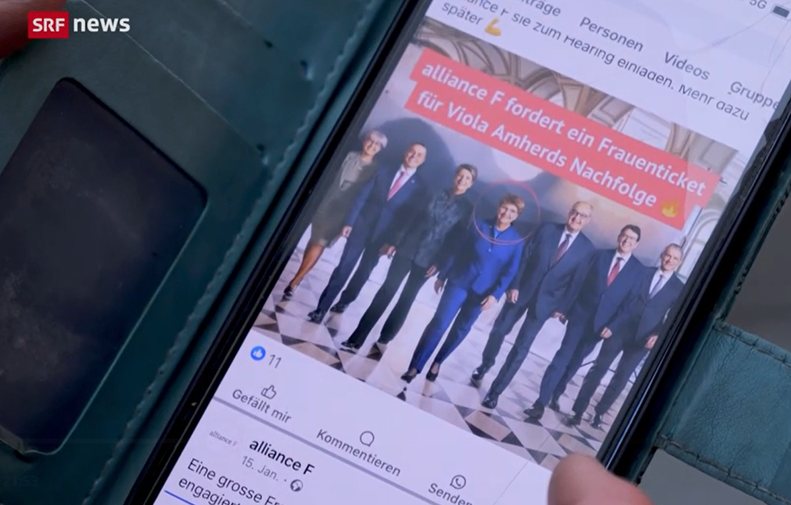 Nachfolge von Bundesrätin Amherd: alliance F fordert ein Frauenticket in der Tagesschau