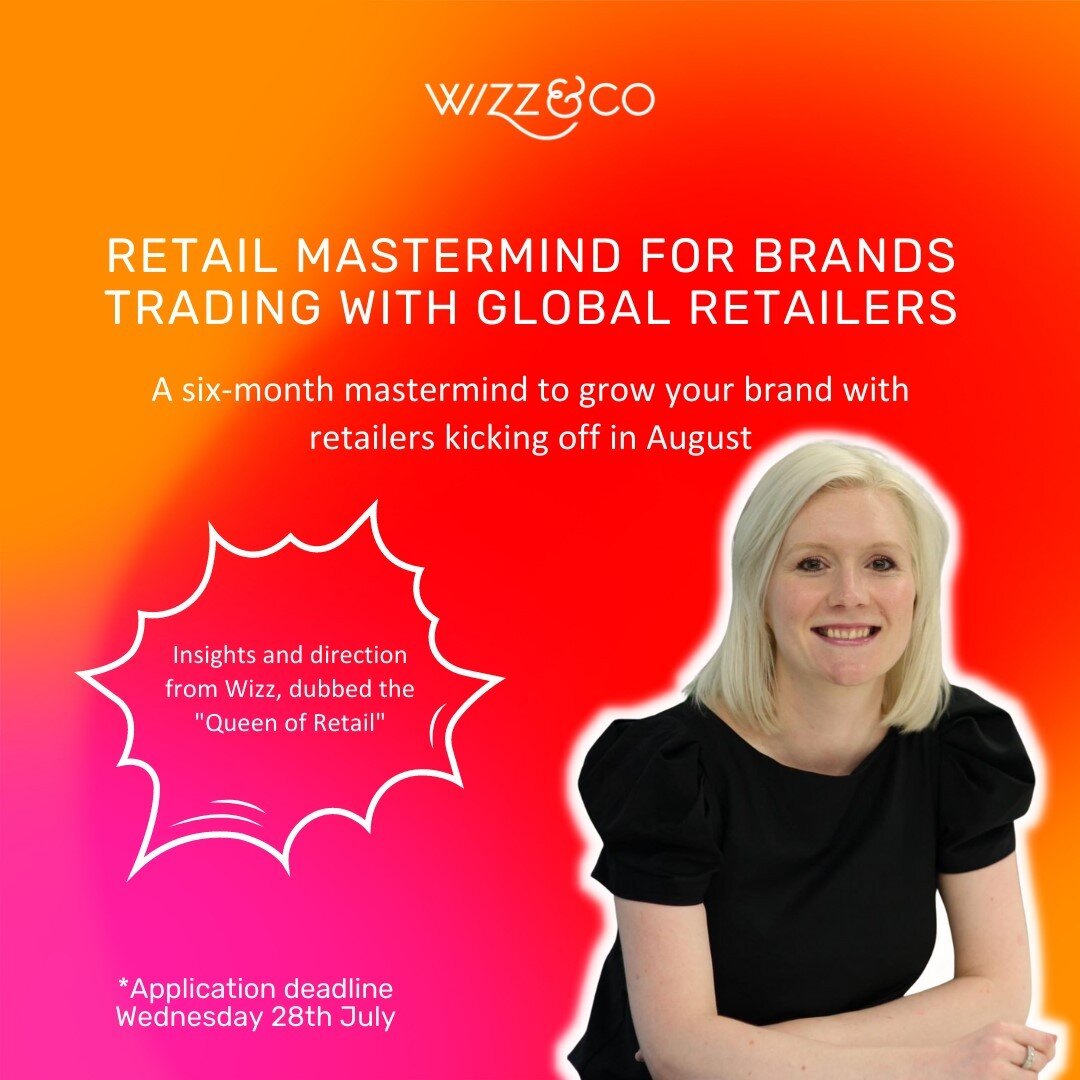 This is the opportunity to up-level your brand strategy, your mindset and supercharge your retail growth!⠀⠀⠀⠀⠀⠀⠀⠀⠀
Introducing our retail mastermind for brands trading with global retailers. The new curated mastermind programme starts in August to su