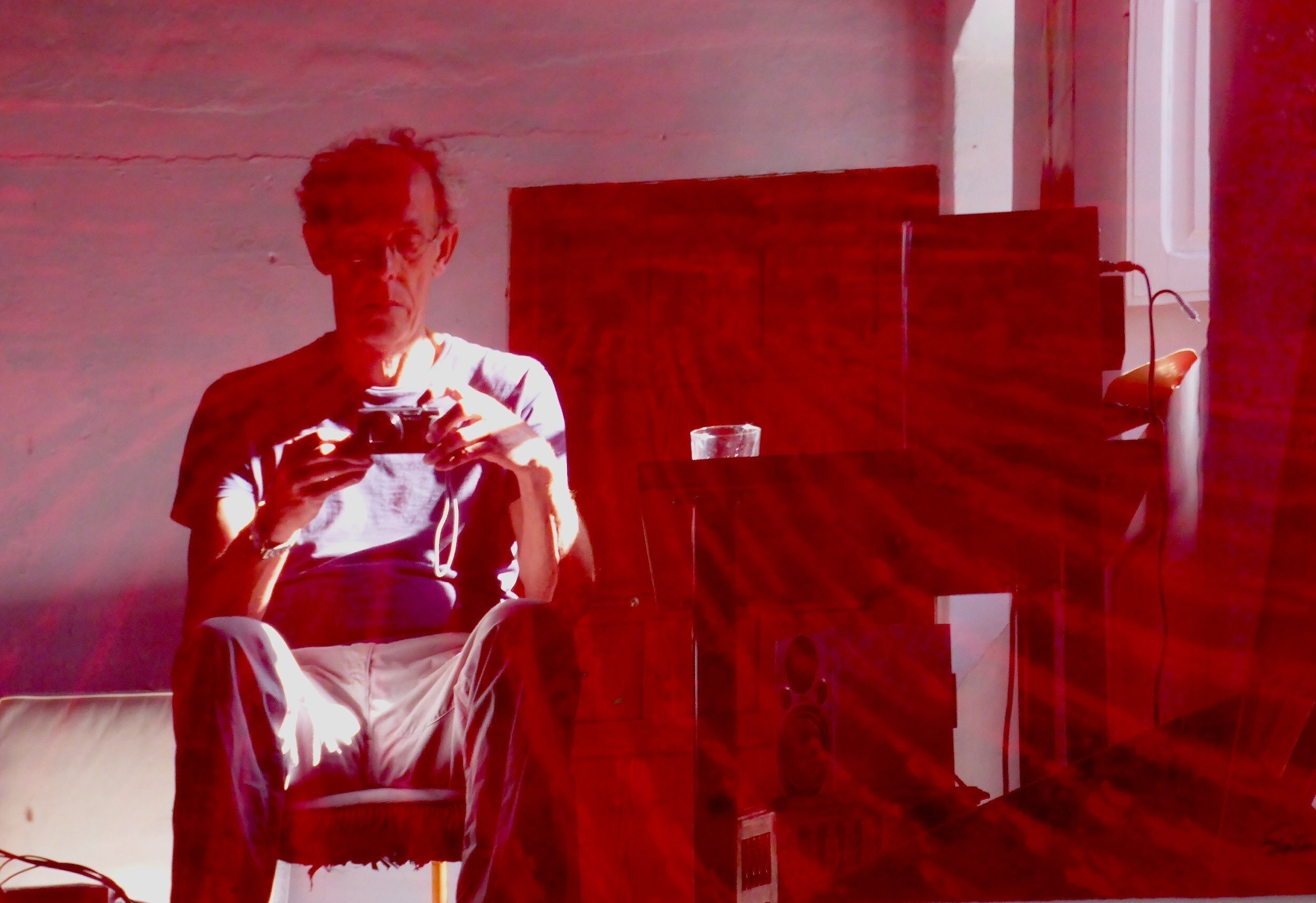 Seaton in his studio: Ronda, Spain