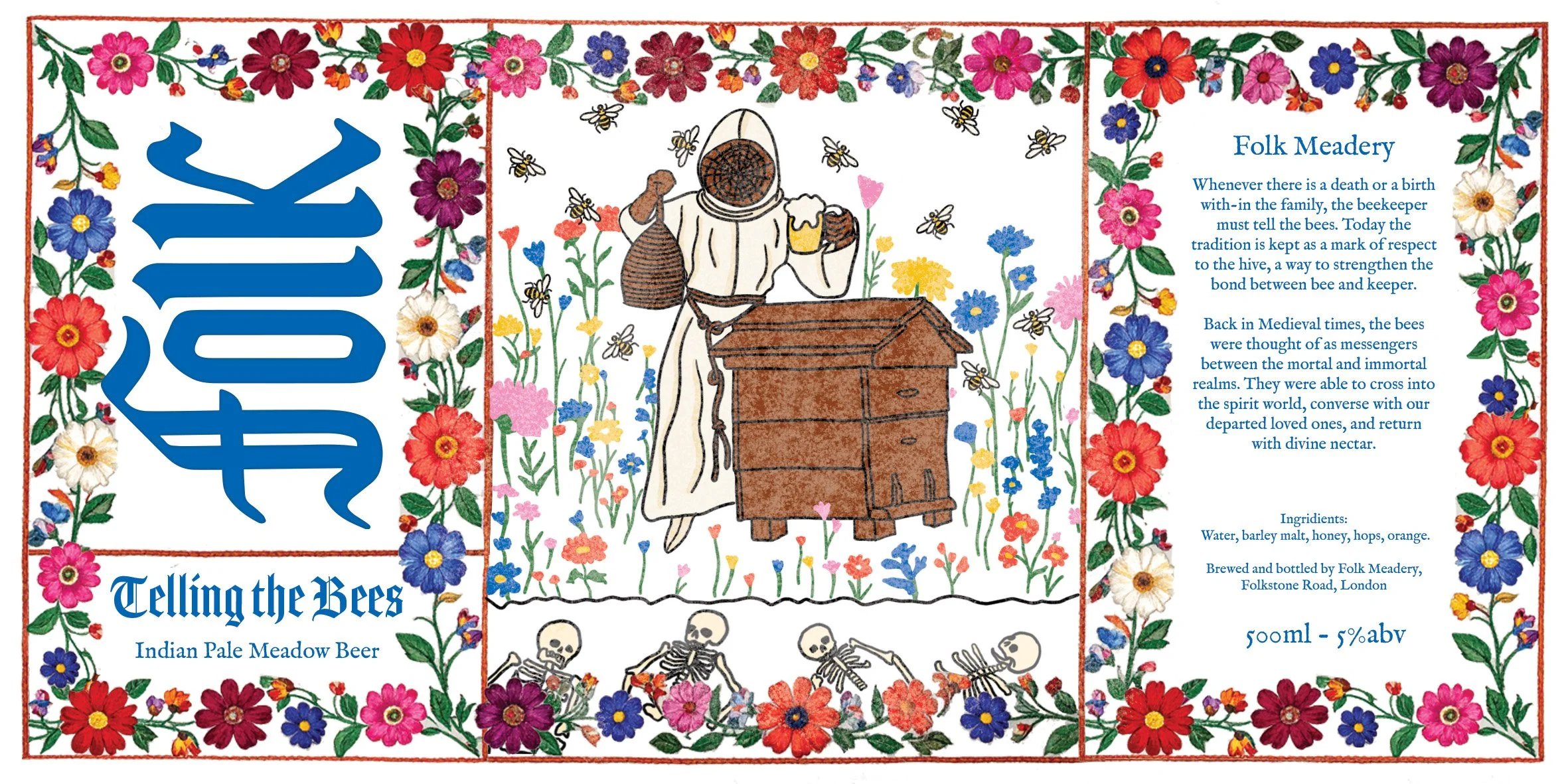 Folk - Telling the Bees label.jpg