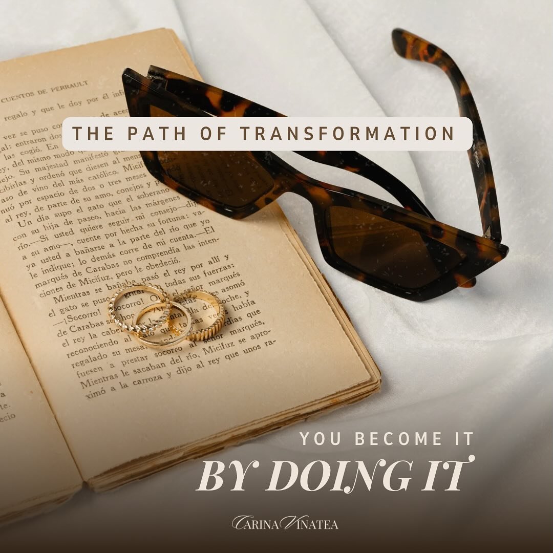 Become what?...

ANYTHING you&rsquo;re trying to be
or achieve.

You become it by doing it.
You become enlightened by doing the meditations.
You become the business owner by starting the business.
You become a better partner by being in relationship.