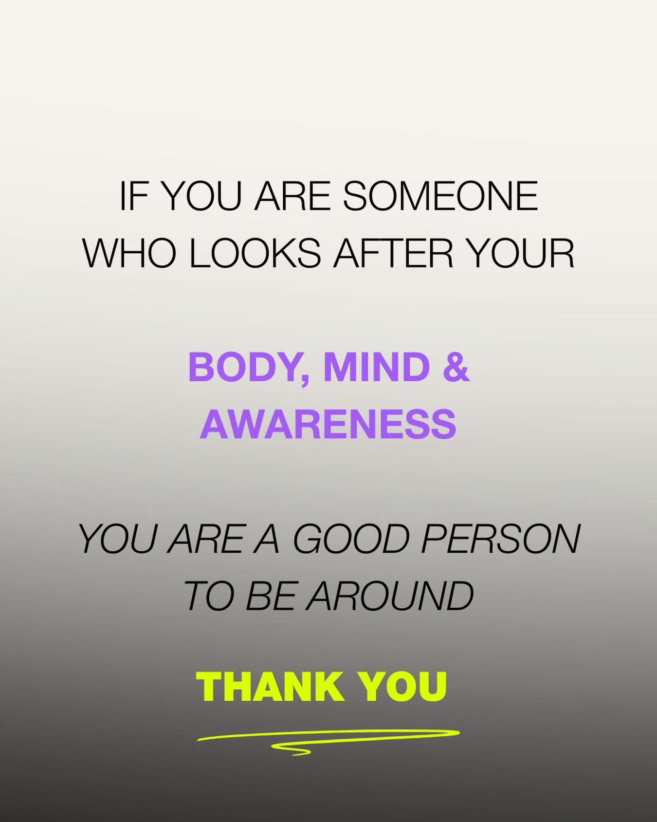 Just like others are a mirror for us, we too, are a mirror for others.

Whatever our frequency is, will be imparted on the environment.

You may not think that you are doing enough, but if you are caring for your BODY, MIND and AWARENESS,

Not only i