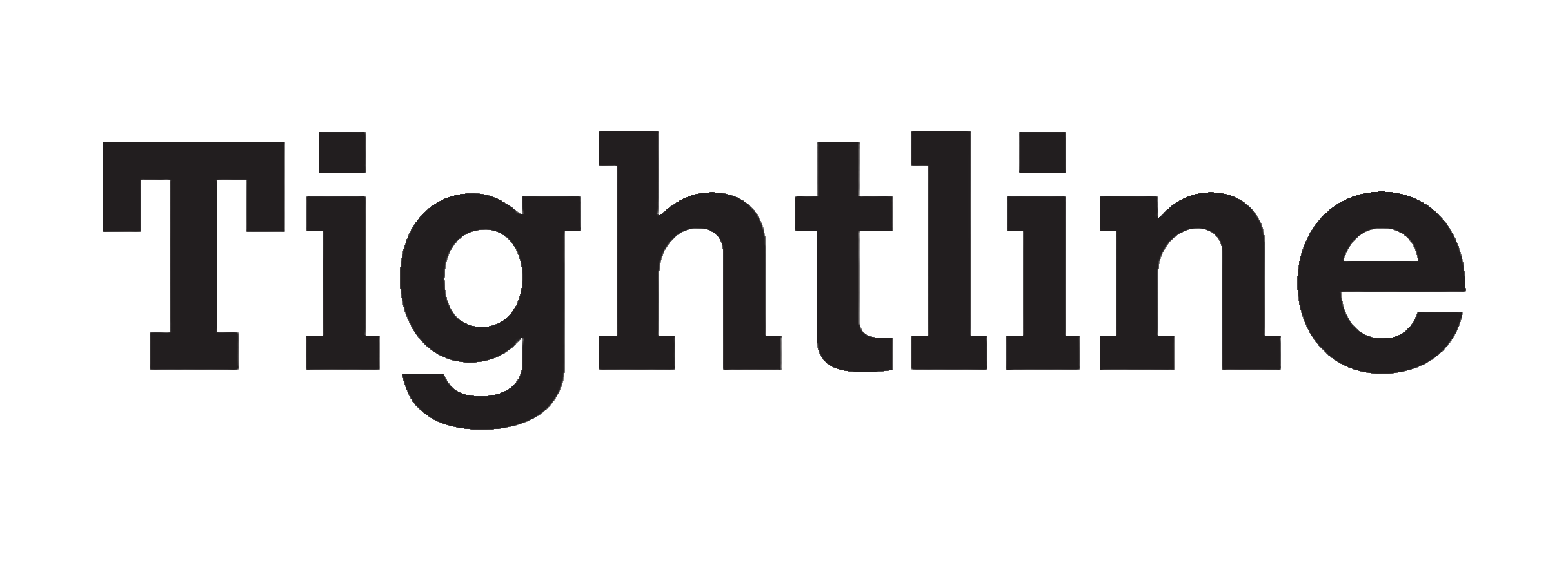 The word 'lightline' in bold black letters with a white background.
