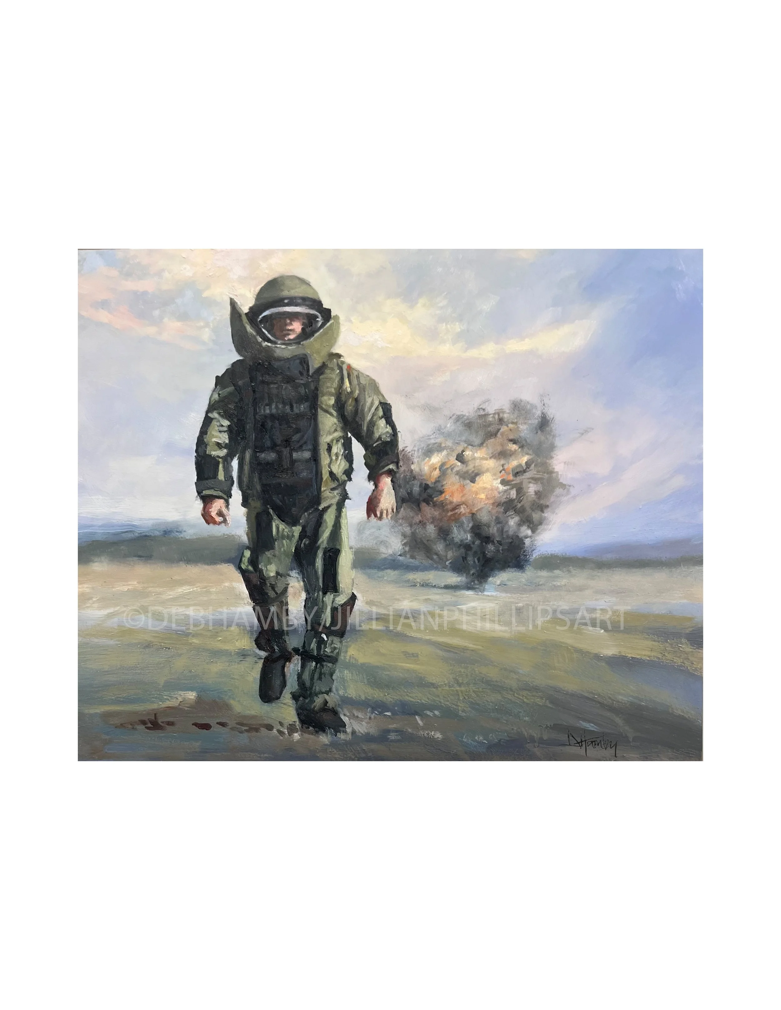 EOD oil painting by Deb Hamby *PRE ORDER*