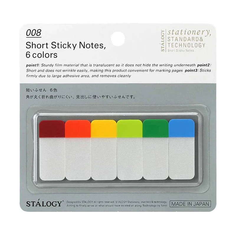 Stalogy-Short-Sticky-Notes-6-colours-set-B-Sticky-Notes.webp