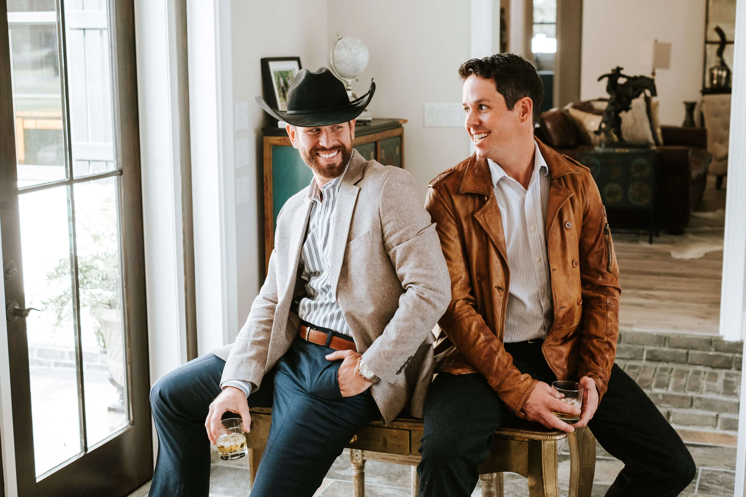 Behind the scenes of a men’s photo shoot