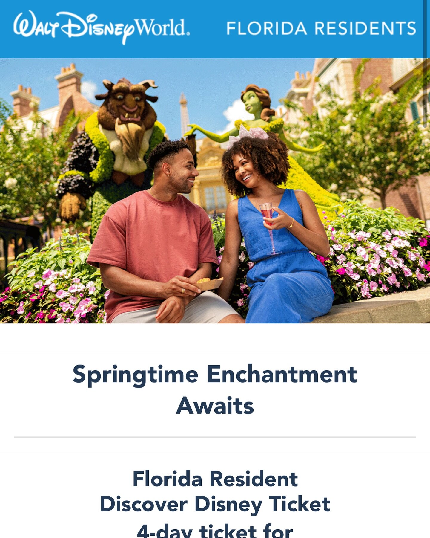 Love seeing shoots we worked on show up in our email! @waltdisneyworld @wdwannualpassholders 🌸 @flore.stylist 
.
.
#styling #disney #disneystyle #disneyworld #disneyoutfits #annualpassholder #disneyoutfitideas #epcot