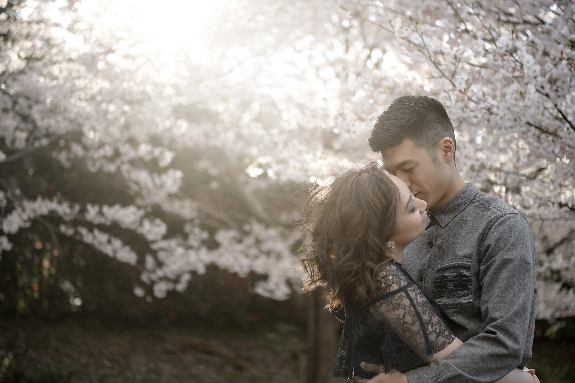 Sakura elopement in Yamanashi