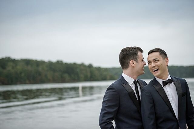 We adore these two grooms. Two favorite people. Now new dads. Congratulations - we're in love with your new addition to the family already. Happy pride. xo⁠
⁠.⁣⠀﻿⁠
.⁣⠀﻿⁠
.⁣﻿⠀﻿⁠
📸@37frames⠀﻿⁠
🏰 @ritzcarltonreynoldslakeoconee⁠
.⁣⠀﻿⁠
.⁣⠀﻿⁠
.⁣⠀⁣ ⠀⠀﻿⁠
#