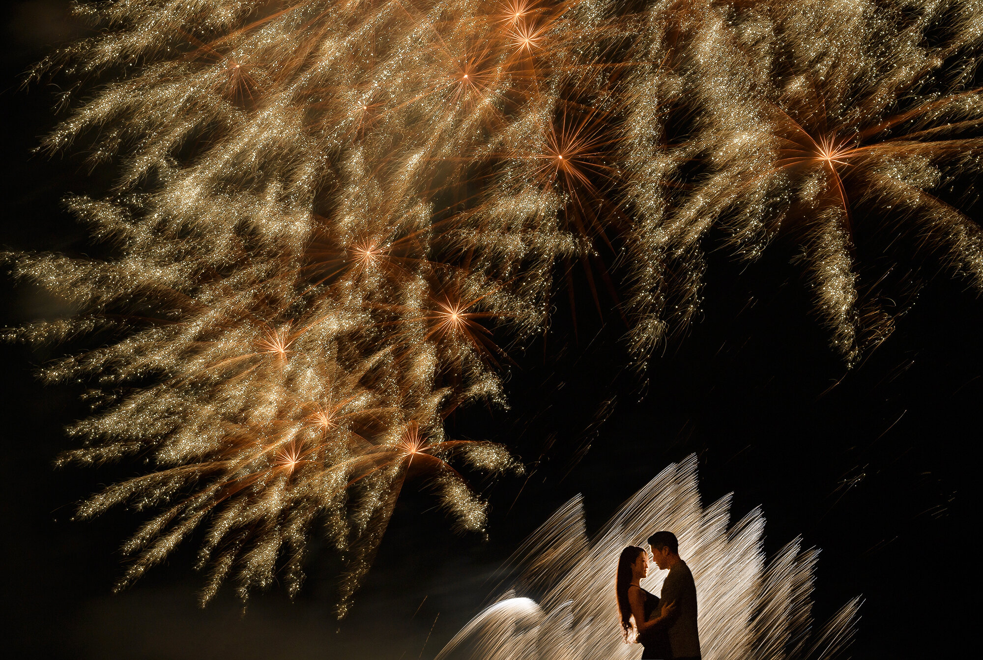 Japan Wedding Fireworks