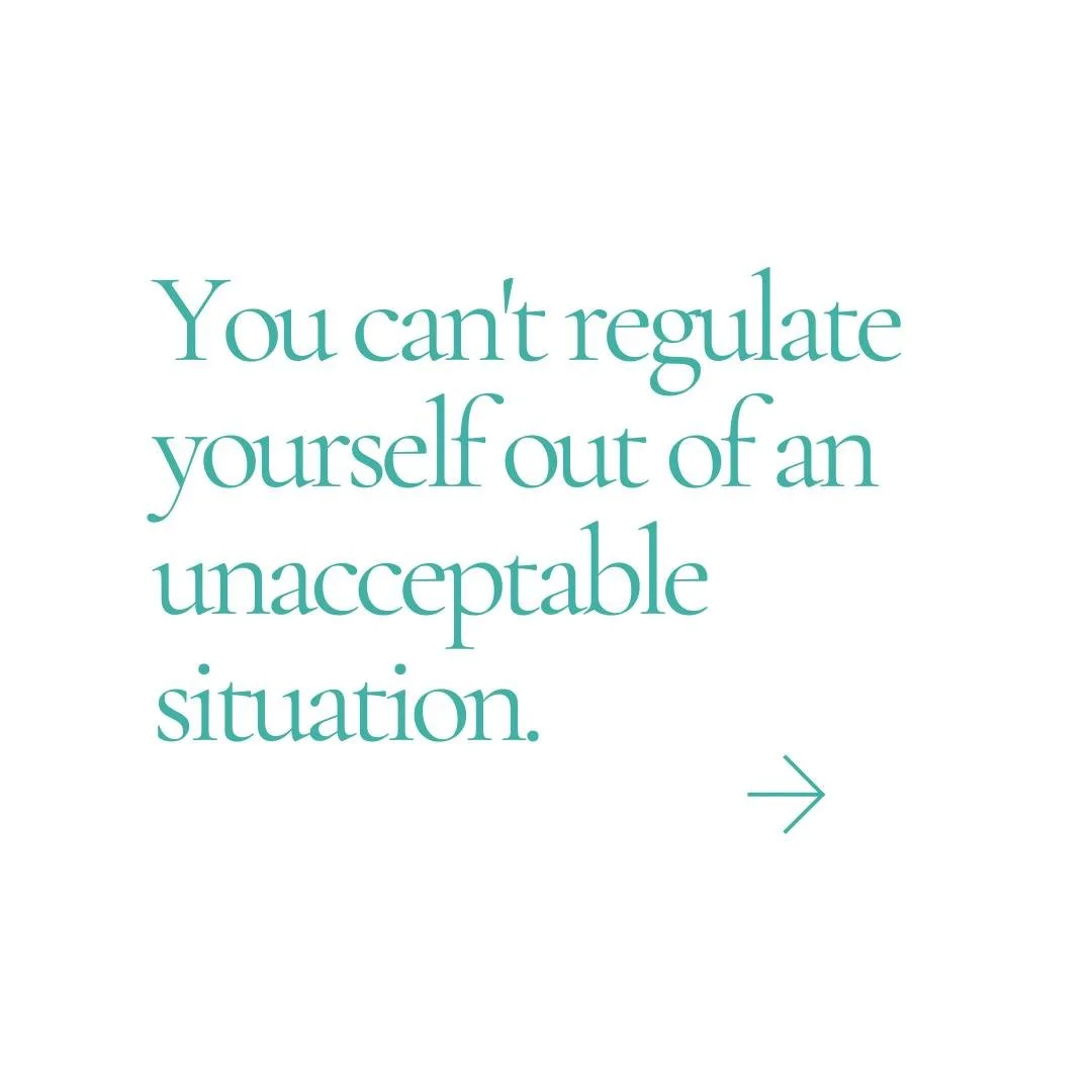Nervous system regulation is having a moment - and for good reason. Learning to work with your body rather than against it can be genuinely transformative.

But there's something important that doesn't get said enough: dysregulation isn't always the 