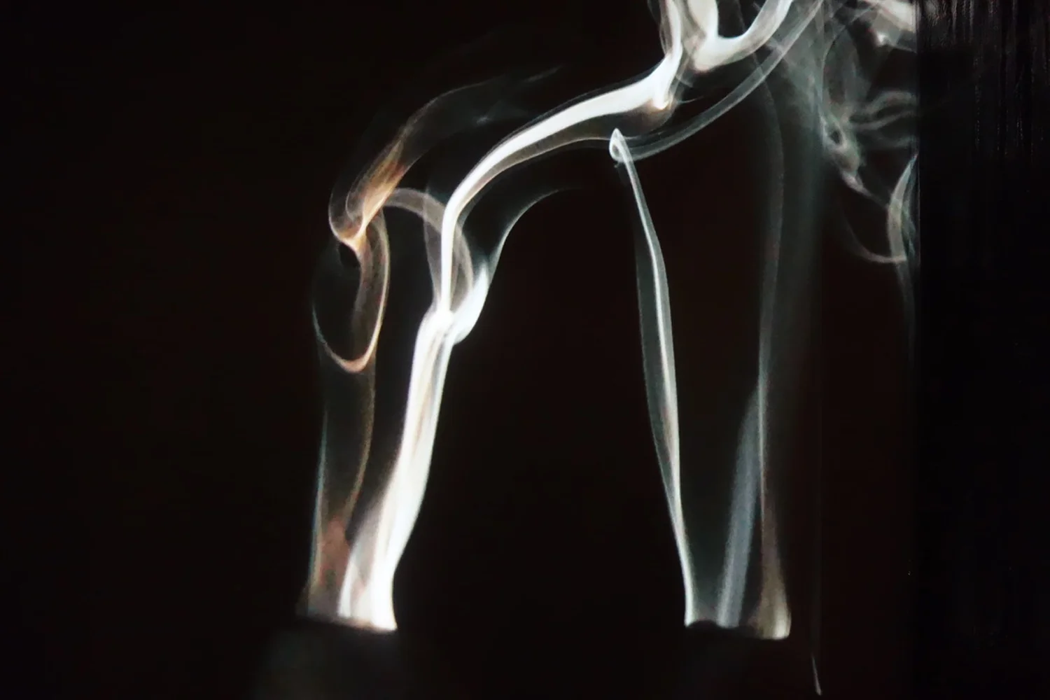 Image 1 The Form of Scent exhibited at Shoyeido Gallery, Kyoto (2019) - Swedish black granite, incense, video