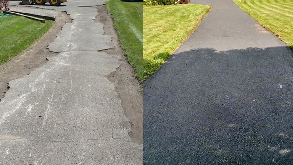 Residential Driveway - Before & After