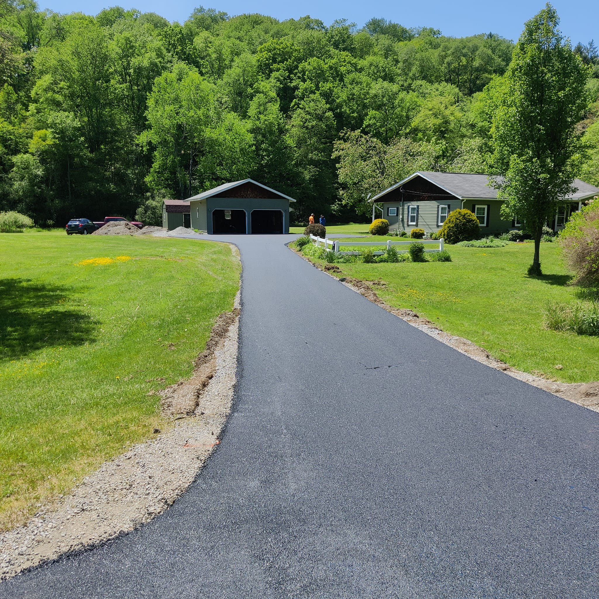 Residential Work on a Longer Driveway