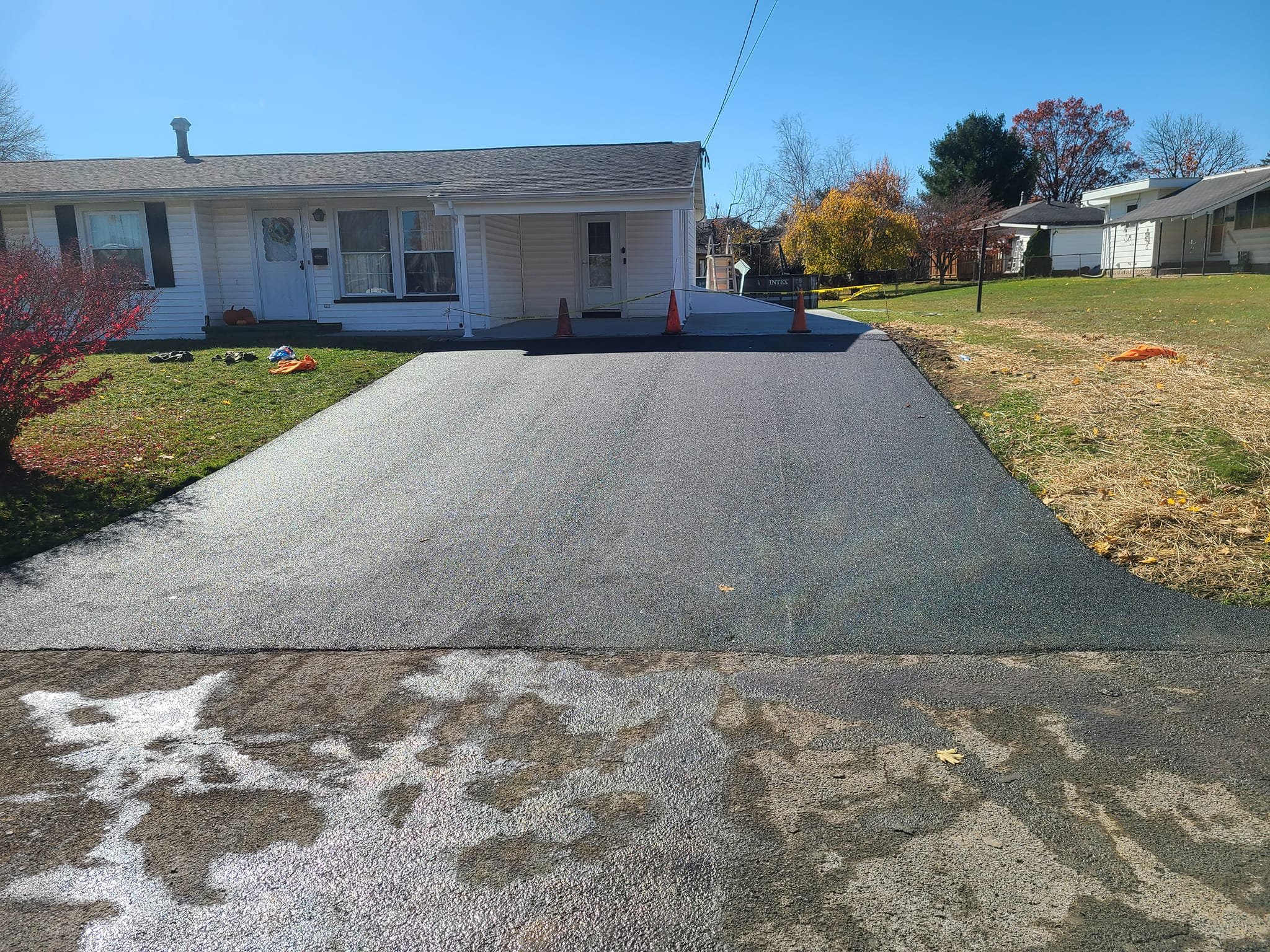 Paving Done for a Residential Driveway